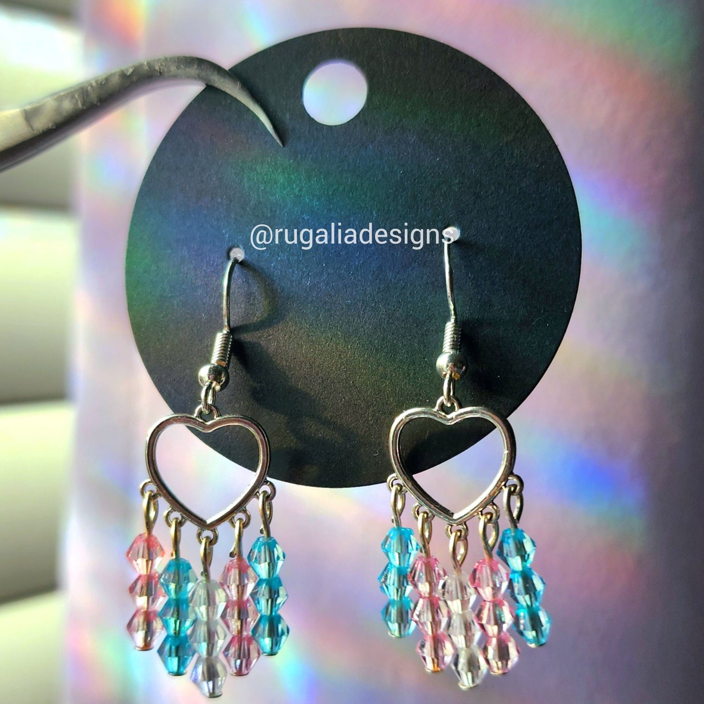 EARRINGS | TRANS PRIDE HEARTS