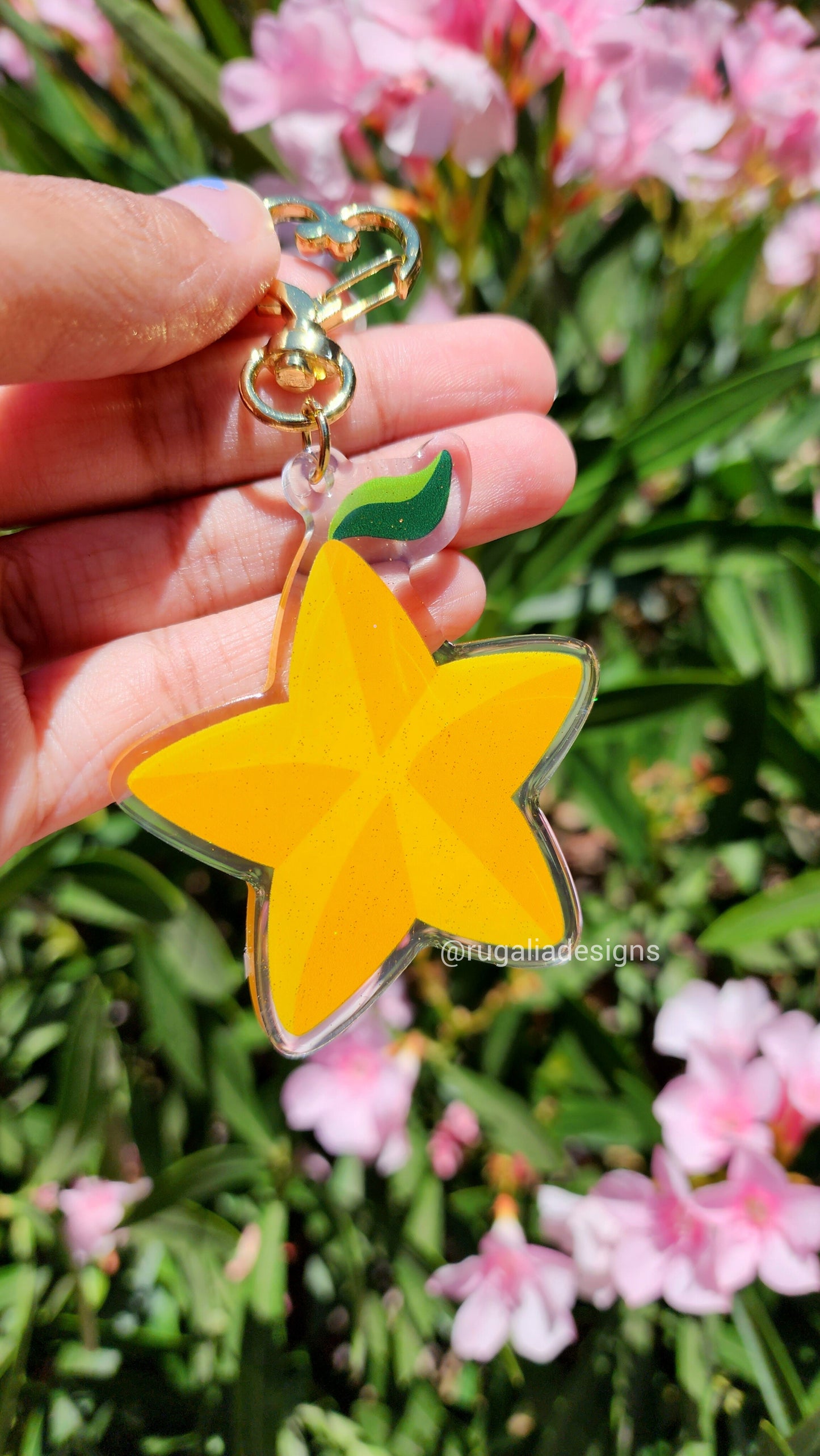 EPOXY KEYCHAIN | STAR FRUIT