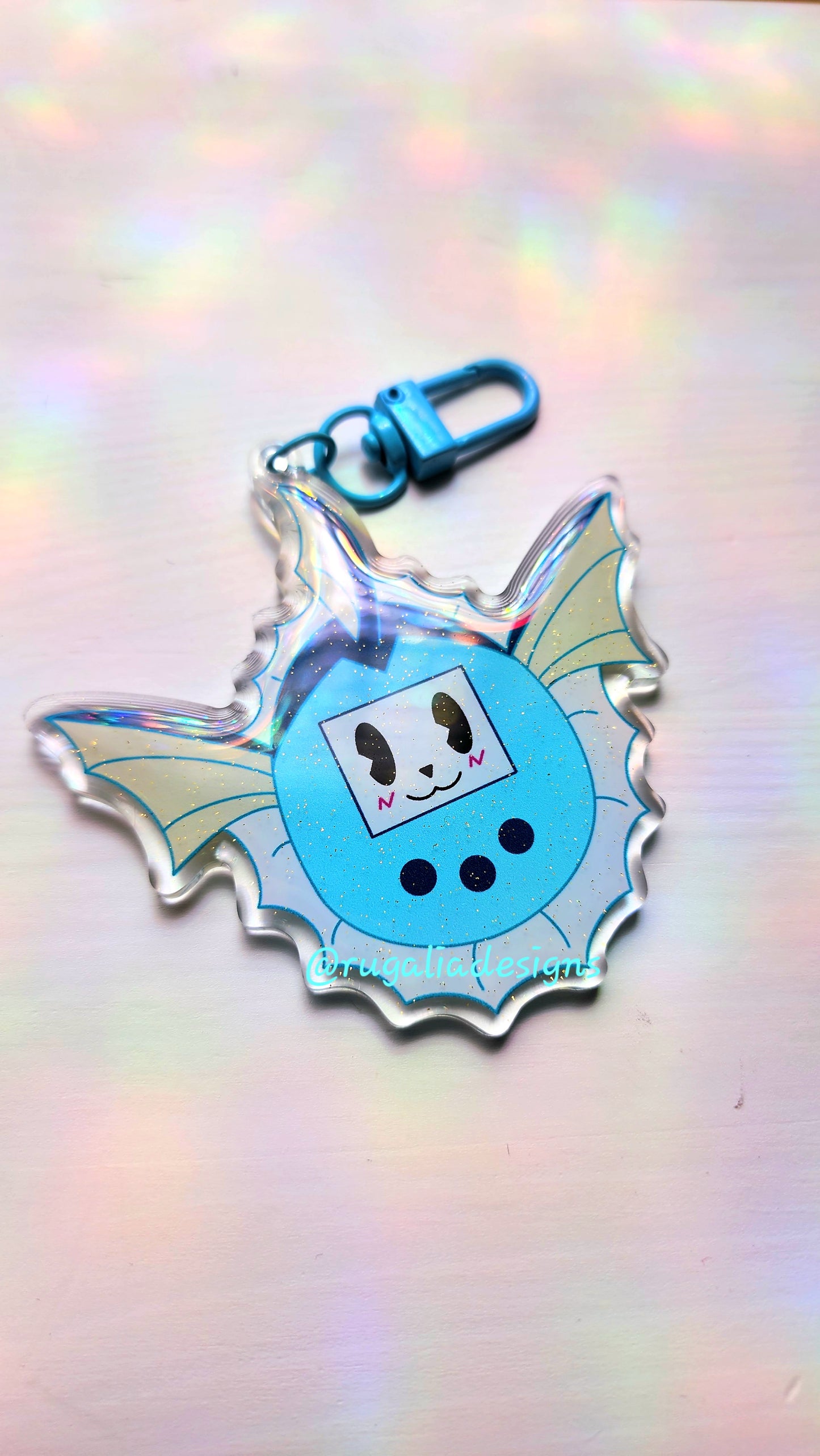 KEYCHAIN CHARM | WATER FOX VIRTUAL PET