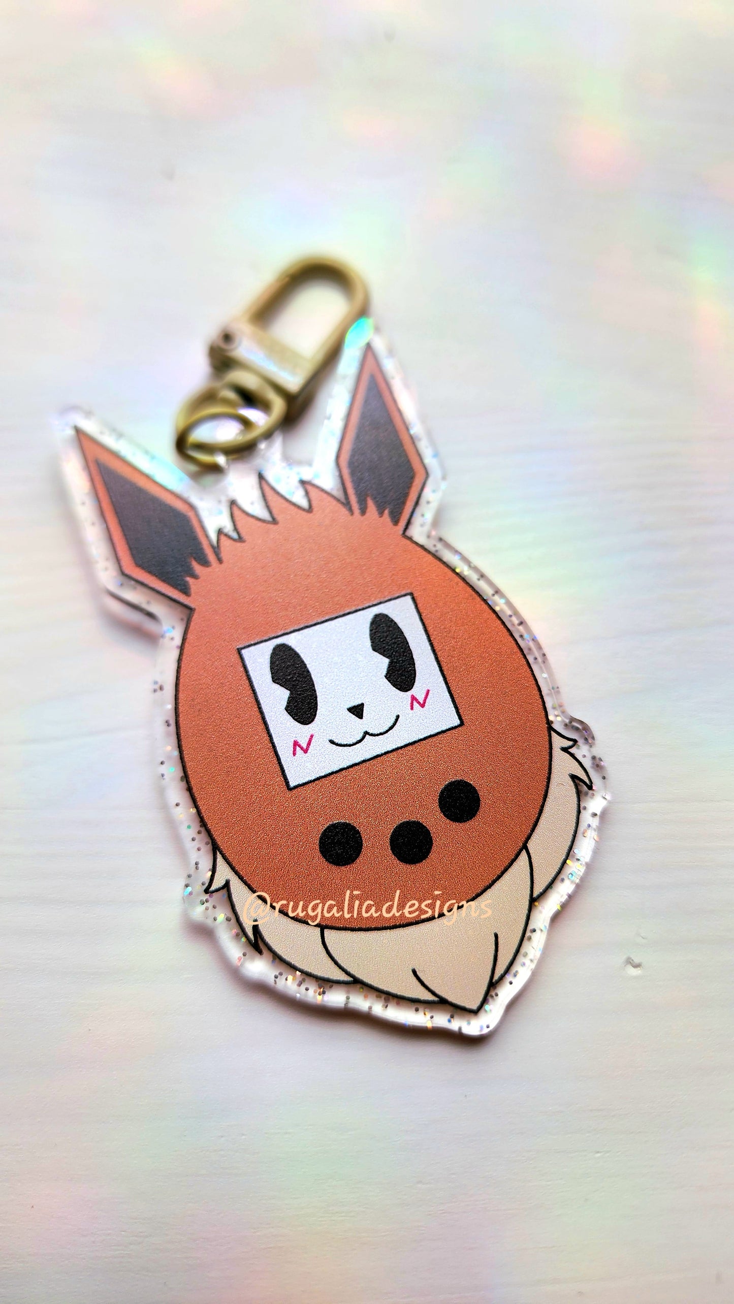 KEYCHAIN CHARM | FOX VIRTUAL PET