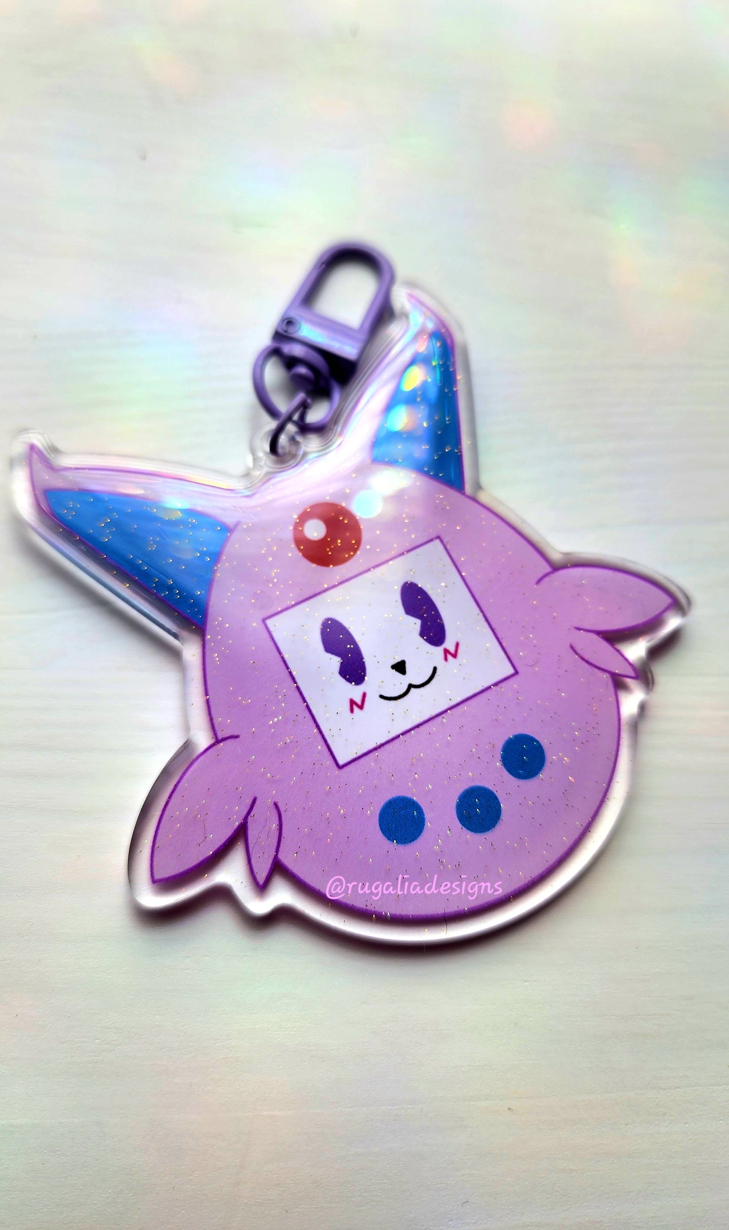 KEYCHAIN CHARM | PSYCHIC FOX VIRTUAL PET