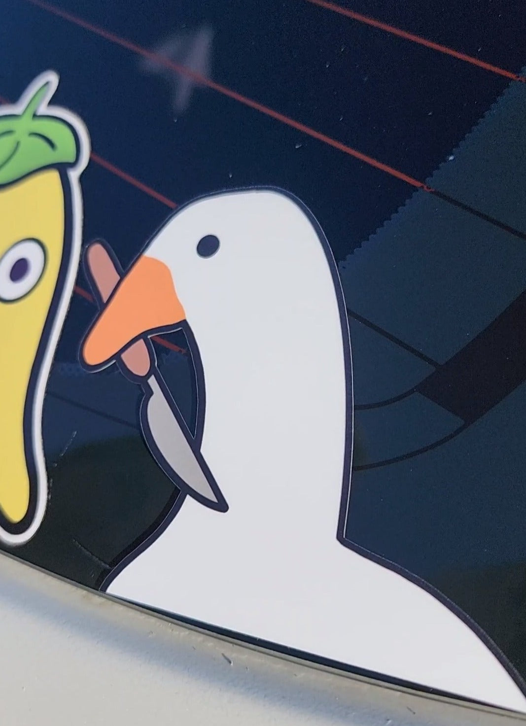 STICKER | GOOSE PEEKER DECAL